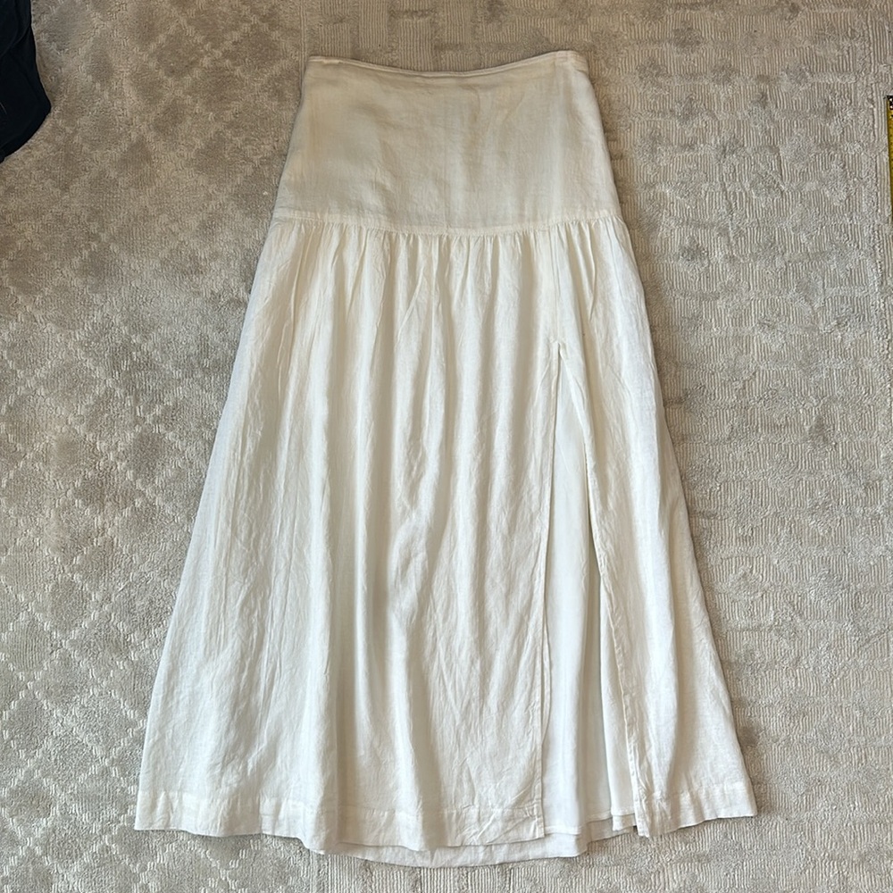 Abercrombie High Waisted Maxi Skirt w/ Slit